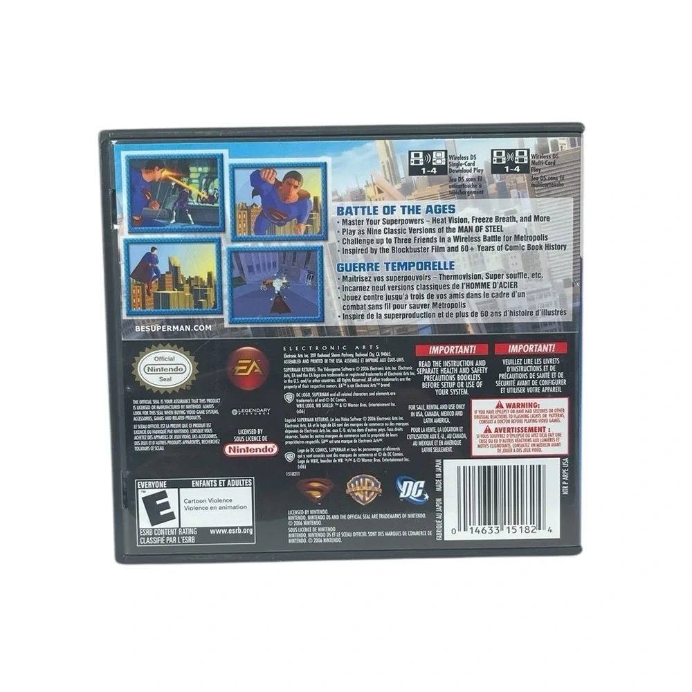 Nintendo DS Superman Returns Video Game
